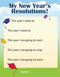 Image result for My New Year Resolution