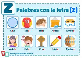 Image result for Palabras Con La Letra Z