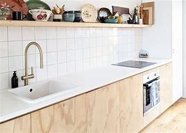 Image result for Plywood Kitchen Cabinet Doors