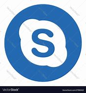 Image result for Skype Logo Black and White