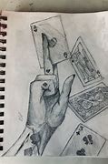 Image result for Hand Holding Cards Drawing