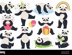 Image result for Cute Happy Cartoon Panda