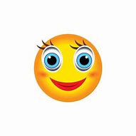 Image result for Big Smile Female Emoji