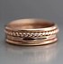 Image result for Solid Rose Gold Flat Band