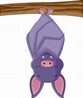 Image result for Animated Bat Upside Down