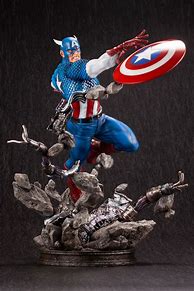 Image result for Captain America Statue