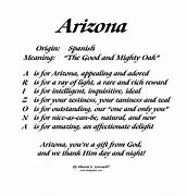 Image result for Arizona Meaning