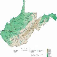 Image result for West Virginia Contour Map