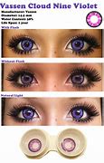 Image result for Purple Contact Lenses for Brown Eyes