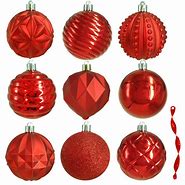 Image result for Red Christmas Ornaments