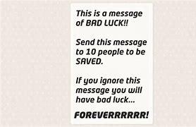 Image result for Scary Text Message Chain Letters