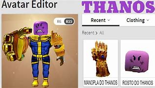 Image result for Thanos Roblox Decal ID