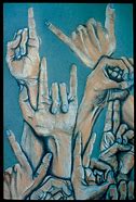 Image result for American Sign Language Art