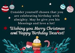 Image result for Christmas and Birthday