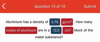 Image result for Aluminum Density G Cm3