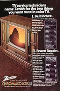 Image result for 19 Inch Zenith CRT TV