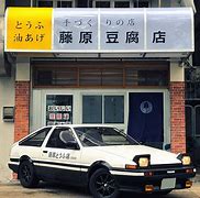 Image result for Initial D AE86 Tofu Shop Logo for RC