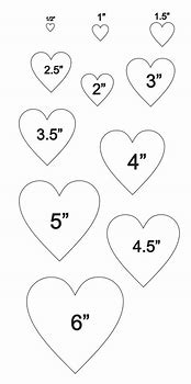 Image result for 3 Inch Heart Template
