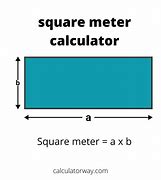 Image result for Example of Square Meter