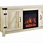 Image result for Modern White TV Stand with Fireplace