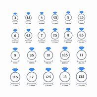 Image result for Engagement Ring Size Chart Printable