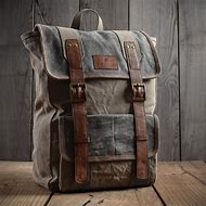 Image result for Men's Canvas Backpack