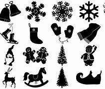 Image result for Christmas Decorations Silhouette