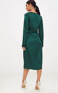 Image result for Emerald Green Long Sleeve Dress
