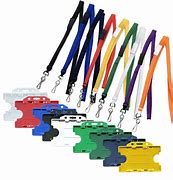 Image result for Personal SRL Double Lanyard ID Holder