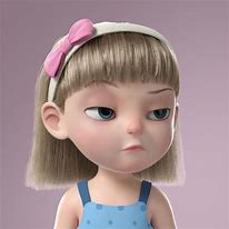 Image result for Mute Girl Cartoon