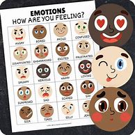 Image result for Feelings Chart for Preschoolers