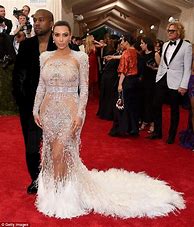 Image result for Kim Kardashian Brown Dress