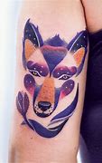 Image result for Galaxy and Wolf Tattoo Design