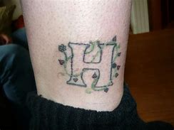 Image result for Letter H Tattoo Designs