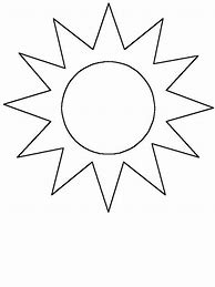 Image result for Cartoon Sun Clip Art Black and White