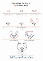 Image result for How to Draw a Bat Face