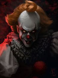 Image result for Pennywise the Clown Art