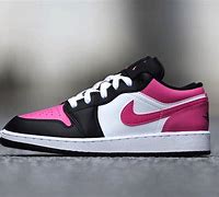 Image result for Air Jordan 1 Pink and Black