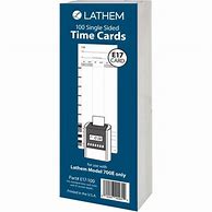 Image result for Lathem Time Cards 81 100