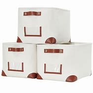 Image result for Fabric Storage Bin with Magnetic Side Hatch