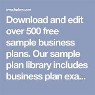 Image result for 500 Free Sample Business Plans
