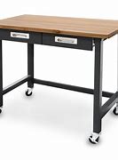 Image result for Portable Work Table On Wheels