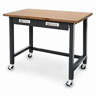 Image result for Adjustable Height Work Table with Wheels