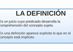 Image result for Ejemplo De Definicion