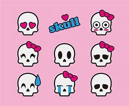 Image result for Cute Skull SVG