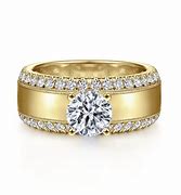 Image result for Wide Band Diamond Engagement Rings