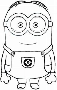 Image result for Minion Dave Outline