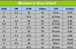 Image result for Medium Shoe Size Women