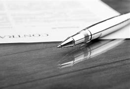 Image result for Contract Signing Black and White