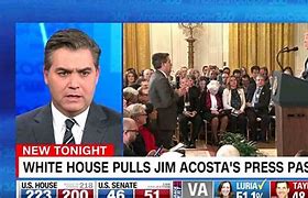 Image result for Jim Acosta WH Press